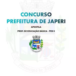 Imagem de capa para o Ebook Apostila - Professor de Educação Básica - PEB II JAPERI 2023 - Prof. Marcos Barreto