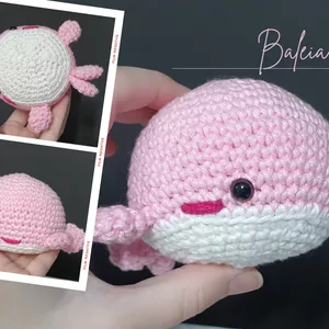 Imagem de capa para o Ebook Baleia - Amigurumi