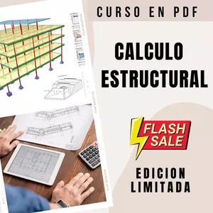 Imagen de portada para Ebook Curso digital de CALCULO ESTRUCTURAL | + de 240 Hojas en PDF 
