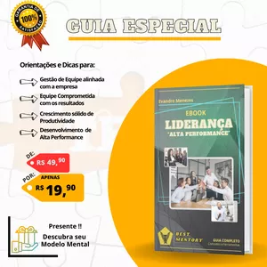 Imagem de capa para o Ebook Ebook: Liderança de Alta Performance + 5 Ferramentas