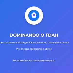Imagem de capa para o Ebook DOMINANDO O TDAH