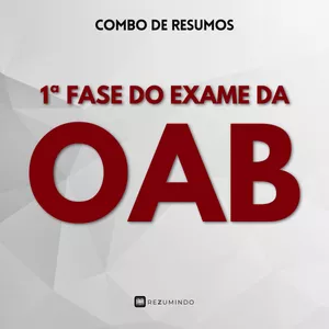Imagem de capa para o Ebook Combo 1ª Fase OAB - coleção Rezumindo