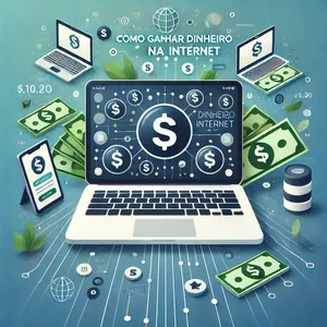 Imagem de capa para o Ebook Dicas de como ganhar dinheiro na internet