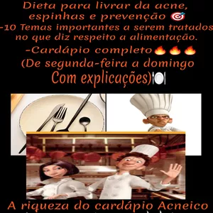 Imagem de capa para o Ebook Cardápio Acneico 