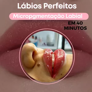 Imagem do curso Lábios Perfeitos- Micropigmentação Labial em 40 minutos