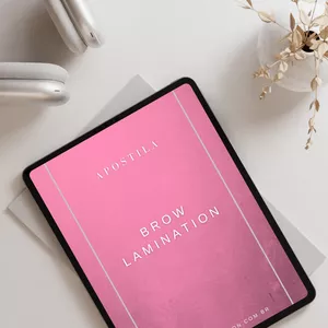 Imagem de capa para o Ebook Técnica BROW LAMINATION 2023