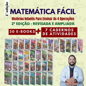 Imagem de capa para o Curso online 30 HISTÓRIAS INFANTIS PARA ENSINAR MATEMÁTICA PARA CRIANÇAS DE 4 A 10 ANOS