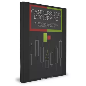 Imagem de capa para o Ebook Candlestick: O Guia Definitivo da Análise Gráfica