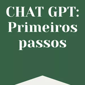 Imagem de capa para o Ebook Chat GPT - Primeiros Passos