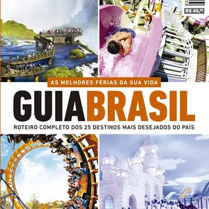Imagem de capa para o Ebook Guia turismo do Brasil, oque fazer no Brasil nas suas férias.