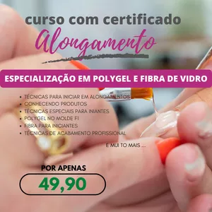 Imagem do curso ALONGAMENTO DE UNHAS PARA INICIANTES 
