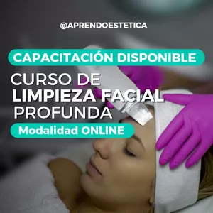 Imagen de portada para Curso online Curso limpieza facial profunda