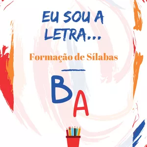 Imagem de capa para o Ebook EU SOU A LETRA...(Sílabas)