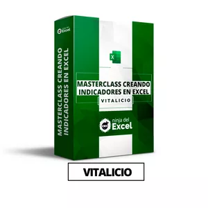 Imagen de portada para Curso online Masterclass Creando Indiciadores en Excel - Vitalicio