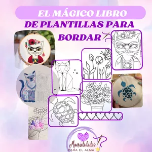 Imagen de portada para Ebook EL MAGICO LIBRO DE  PLANTILLAS PARA BORDAR 
