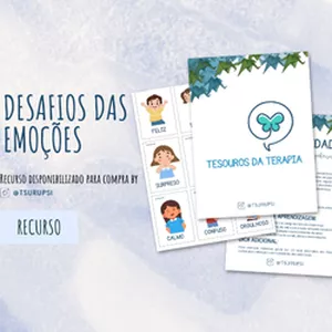 Imagem de capa para o Ebook Jogo Desafios das emoções