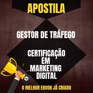 Imagem de capa para o Ebook APOSTILA GUIA GESTOR DE TRÁFEGO