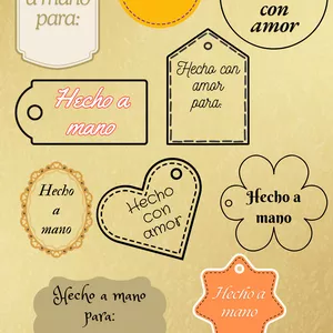 Imagen de portada para Ebook Pack Etiquetas Listas para imprimir y usar.