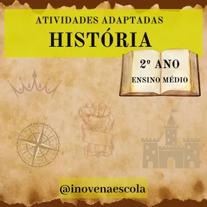 Imagem de capa para o Ebook História 2º ano EM Atividades Adaptadas
