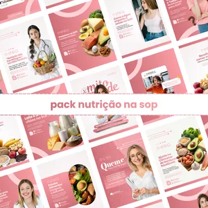 PACK CANVA NUTRIÇÃO NA SOP