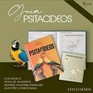 Imagem de capa para o Ebook Guia Psitacídeos 