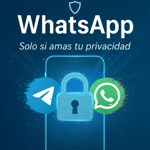 Imagen de portada para Ebook Telegram vs. WhatsApp: Solo si amas tu privacidad
