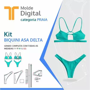 Imagem de capa para o Curso online kit molde Biquini Asa Delta