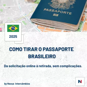 Imagem de capa para o Ebook Como tirar o passaporte brasileiro: Da solicitação on-line a retirada, sem complicações