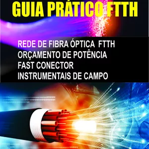 Imagem de capa para o Ebook eBook GUIA PRÁTICO FTTH 