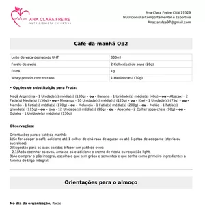 Imagem de capa para o Ebook Plano Alimentar 1400kcal+1600kcal + Orientações