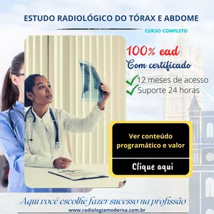 Imagem do curso Radiologia - Estudo das Técnicas Radiológicas do Tórax e Abdômen