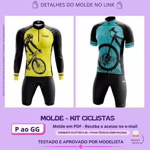 Imagem de capa para o Curso online Molde Kit Ciclistas