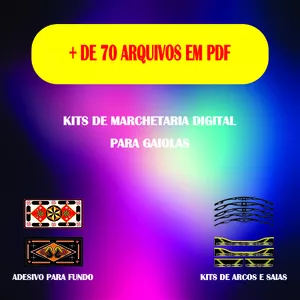 Imagem de capa para o Ebook Marchetaria Digital Para Gaiolas em PDF