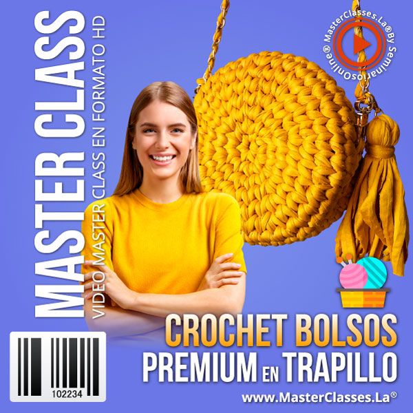 CROCHET BOLSOS PREMIUM EN TRAPILLO