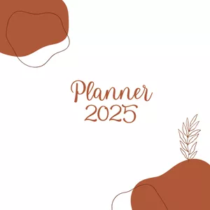 Imagem de capa para o Ebook Planner 2025 Versão - Minimalista