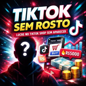 Imagem de capa para o Ebook Tik Tok Sem Rosto