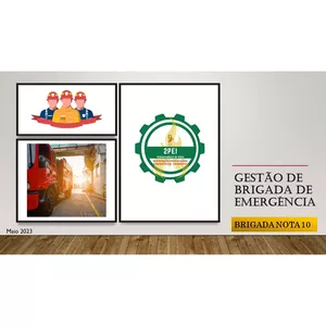 Imagem de GESTAO DE BRIGADA DE EMERGÊNCIA - BRIGADA NOTA 10 criado por Reggie Teixeira - GR2PEI - Gerenciamento de Risco Prevenção, Preparação à Emergências e Incêndio na hotmart