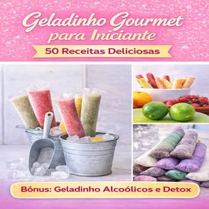 Imagem de capa para o Ebook Geladinho Gourmet para Iniciantes