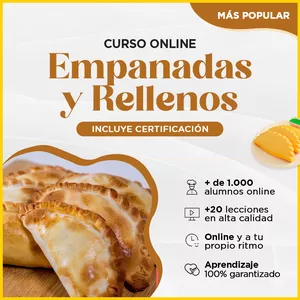 Imagen de portada para Curso online Curso Empanadas y Rellenos Online