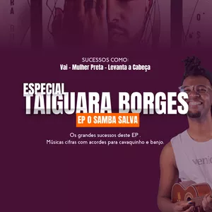 Imagem de capa para o Ebook Coletânea Taiguara Borges - EP O Samba Salva - Tocar Pernambuco