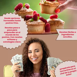 Imagen de portada para Ebook ¡Descubre Cómo Endulzar tu Éxito! Postres Fáciles para Vender