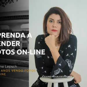 Imagem de capa para o Ebook Aprenda a vender fotos on-line.