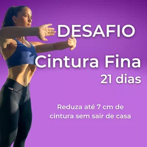 Imagem de capa para o Curso online Desafio Cintura Fina 21 Dias