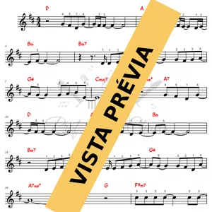 Imagem de capa para o Ebook 🎼 Quando o vento soprar - 6768 - Tutorial Partitura e Teclado Fácil