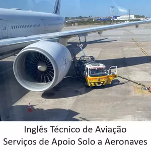 Imagem de capa para o Curso online Inglês técnico para atendimento de aeronaves na linha de voo