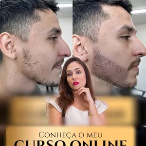 PREENCHIMENTO DE BARBA - TÉCNICA VOLUMIZAÇÃO DE BARBA - THALINE VIERDE