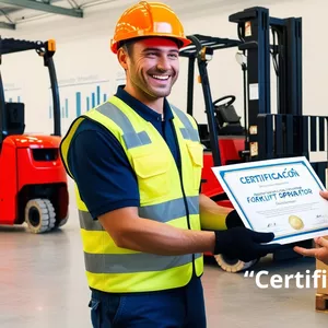 Imagen de portada para Curso online Curso de certificación para montacarguistas