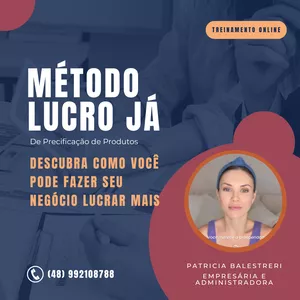 Imagem de capa para o Curso online Método LUCRO JÁ de Precificação