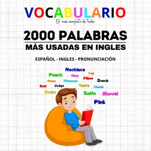 Imagen de portada para Ebook Vocabulario - 2000 Palabras en Ingles (Español - Ingles - Pronunciación)