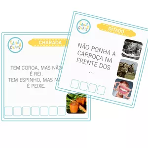 Imagem de capa para o Ebook Charadas, Parlendas e Ditados